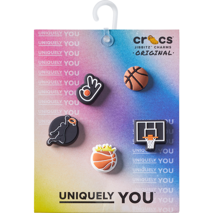 Basketball Team 5 Pack Jibbitz™ charms for Women|Men|Jibbitz™ Charms