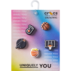 Basketball Team 5 Pack Jibbitz™ charms for Women|Men|Jibbitz™ Charms