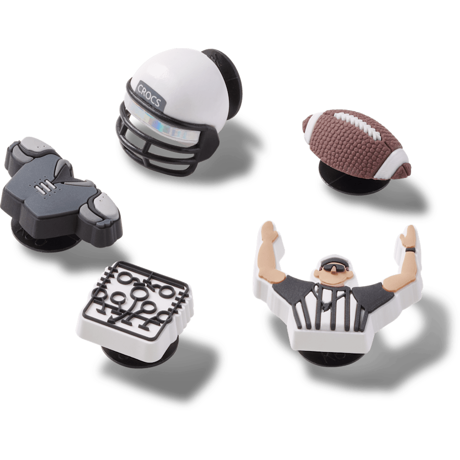 Football Team 5 Pack Jibbitz™ charms for Women|Men|Jibbitz™ Charms