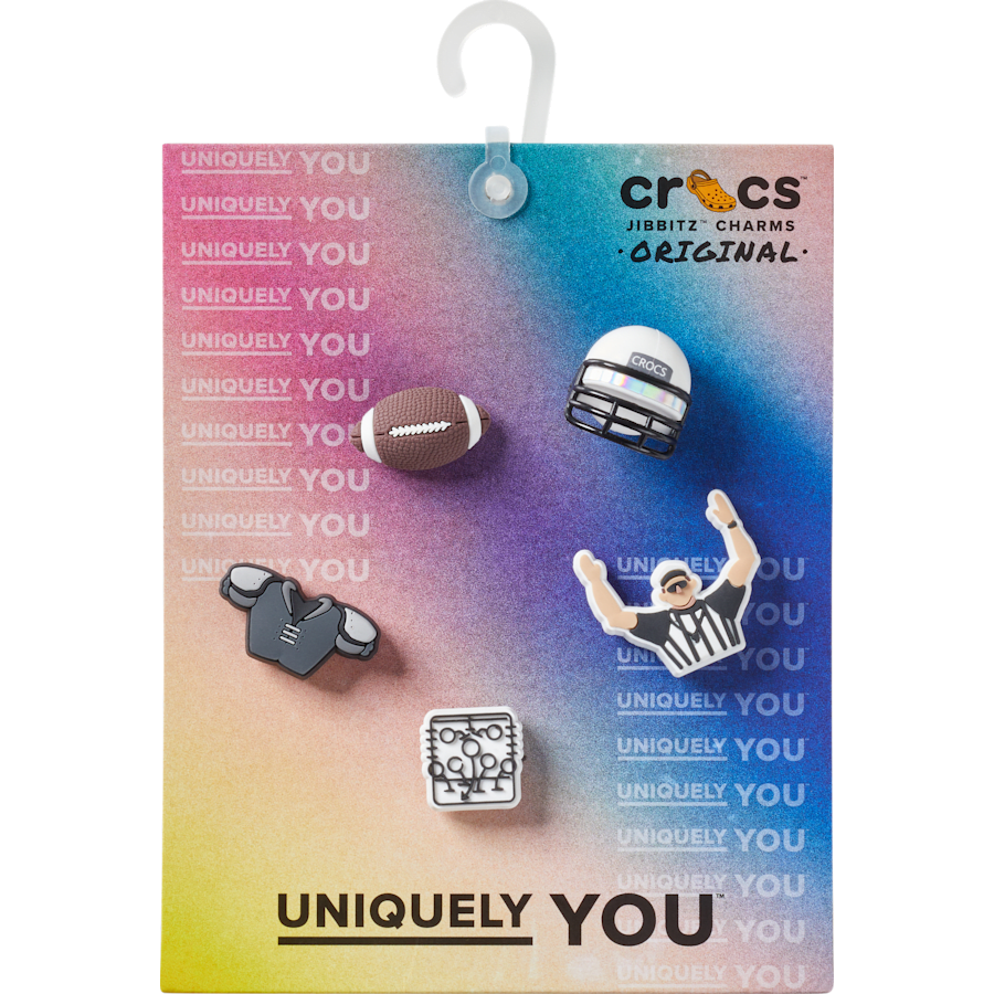 Football Team 5 Pack Jibbitz™ charms for Women|Men|Jibbitz™ Charms