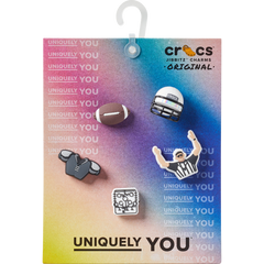 Football Team 5 Pack Jibbitz™ charms for Women|Men|Jibbitz™ Charms