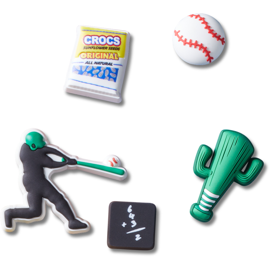 Baseball Team 5 Pack Jibbitz™ charms for Women|Men|Jibbitz™ Charms