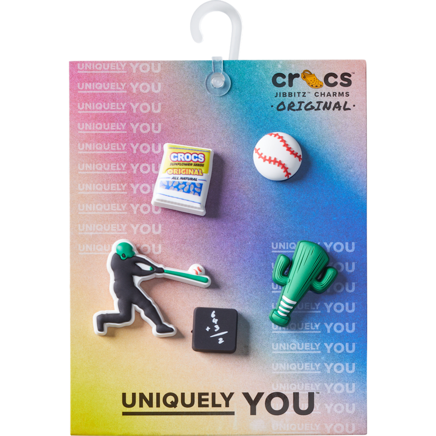 Baseball Team 5 Pack Jibbitz™ charms for Women|Men|Jibbitz™ Charms
