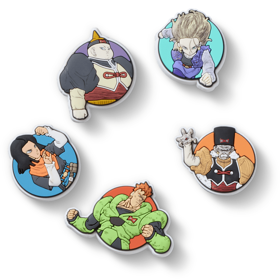Dragon Ball Z 5 Pack 2 Jibbitz™ charms for Women|Men|Kids|Jibbitz™ Charms