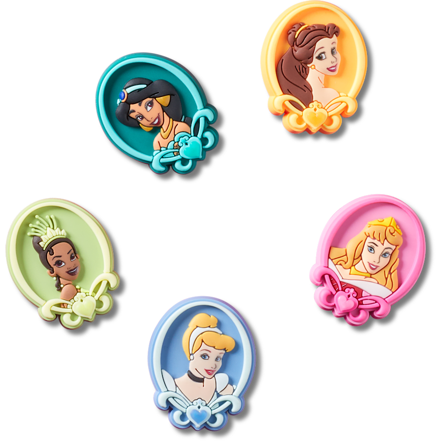 Disney Princess 5 Pack Jibbitz™ charms for Women|Men|Kids|Jibbitz™ Charms