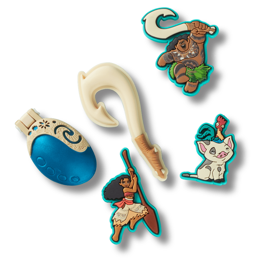 Disney Moana 5 Pack Jibbitz™ charms for Women|Men|Kids|Jibbitz™ Charms