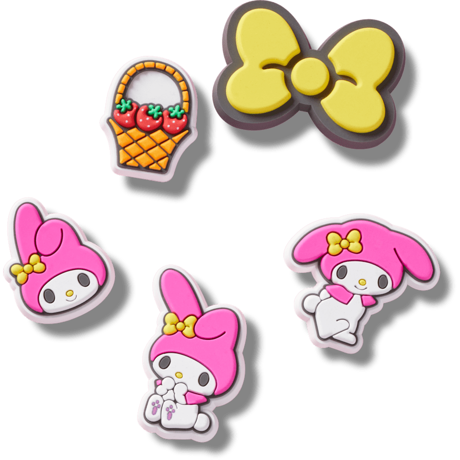 MyMelody 5 Pack Jibbitz™ charms for Women|Men|Kids|Jibbitz™ Charms