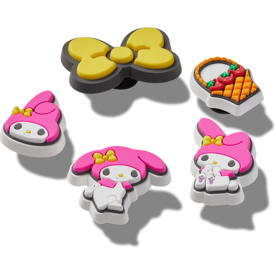 MyMelody 5 Pack Jibbitz™ charms for Women|Men|Kids|Jibbitz™ Charms