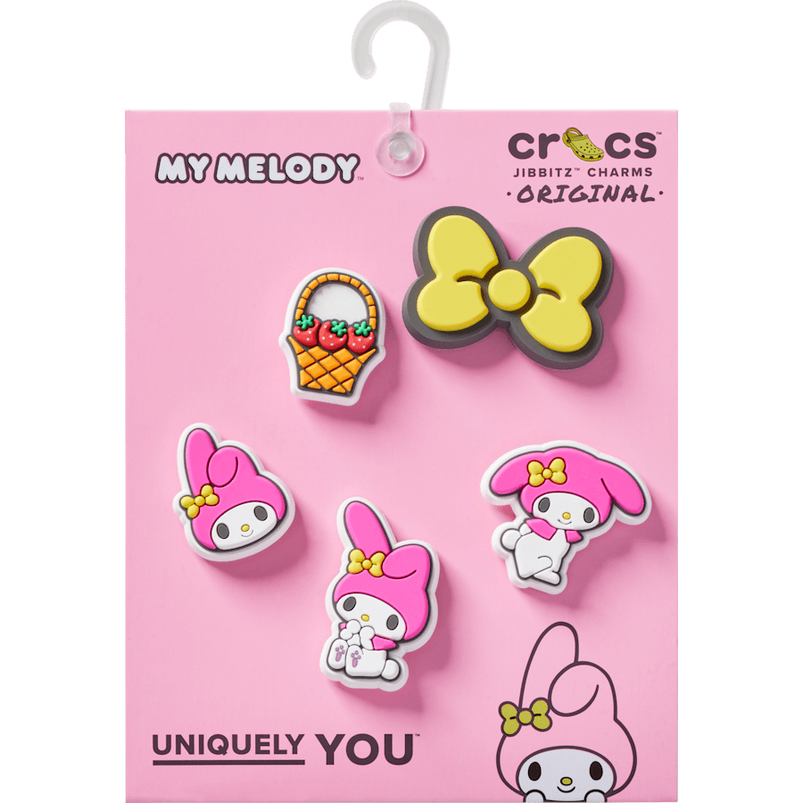 MyMelody 5 Pack Jibbitz™ charms for Women|Men|Kids|Jibbitz™ Charms