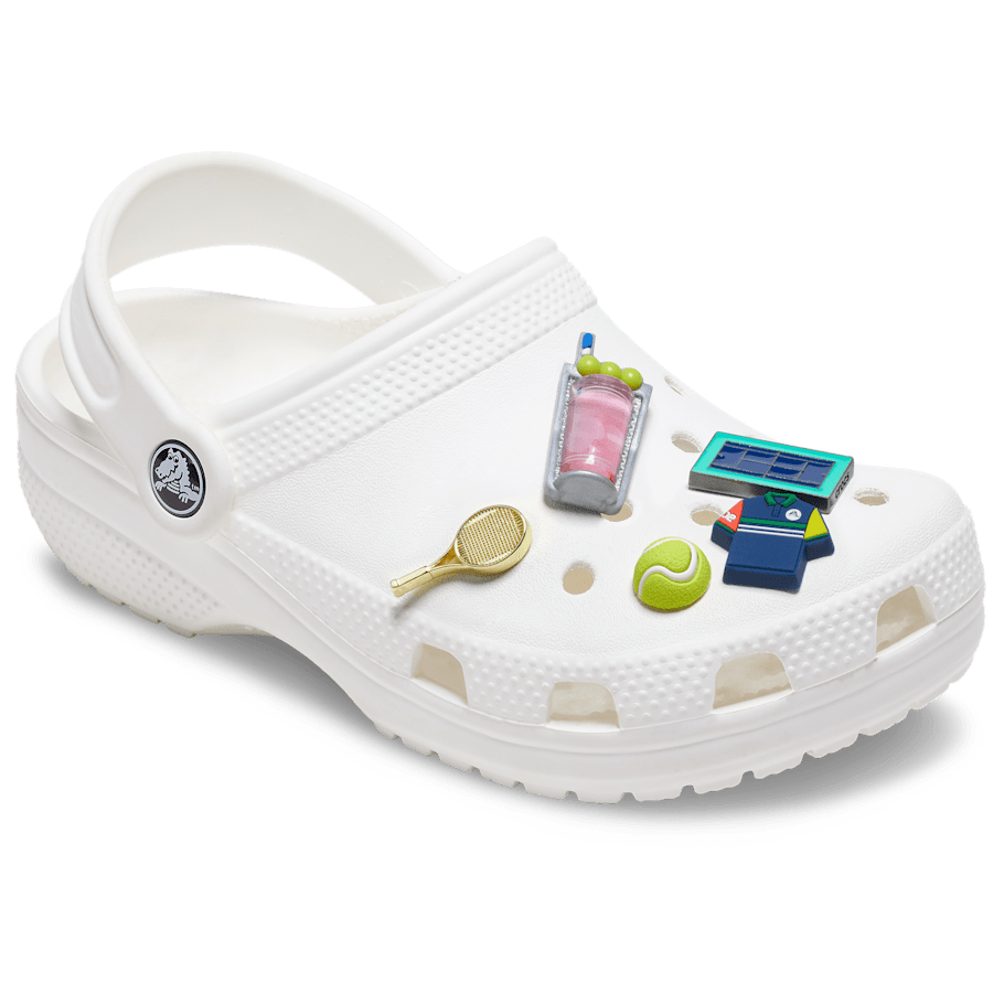 Day at The Tennis Court 5 Pack Jibbitz™ charms for Women|Men|Jibbitz™ Charms