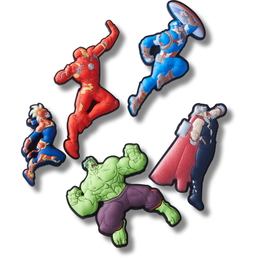 Avengers Heroes 5PCk Jibbitz™ charms for Women|Men|Kids|Jibbitz™ Charms