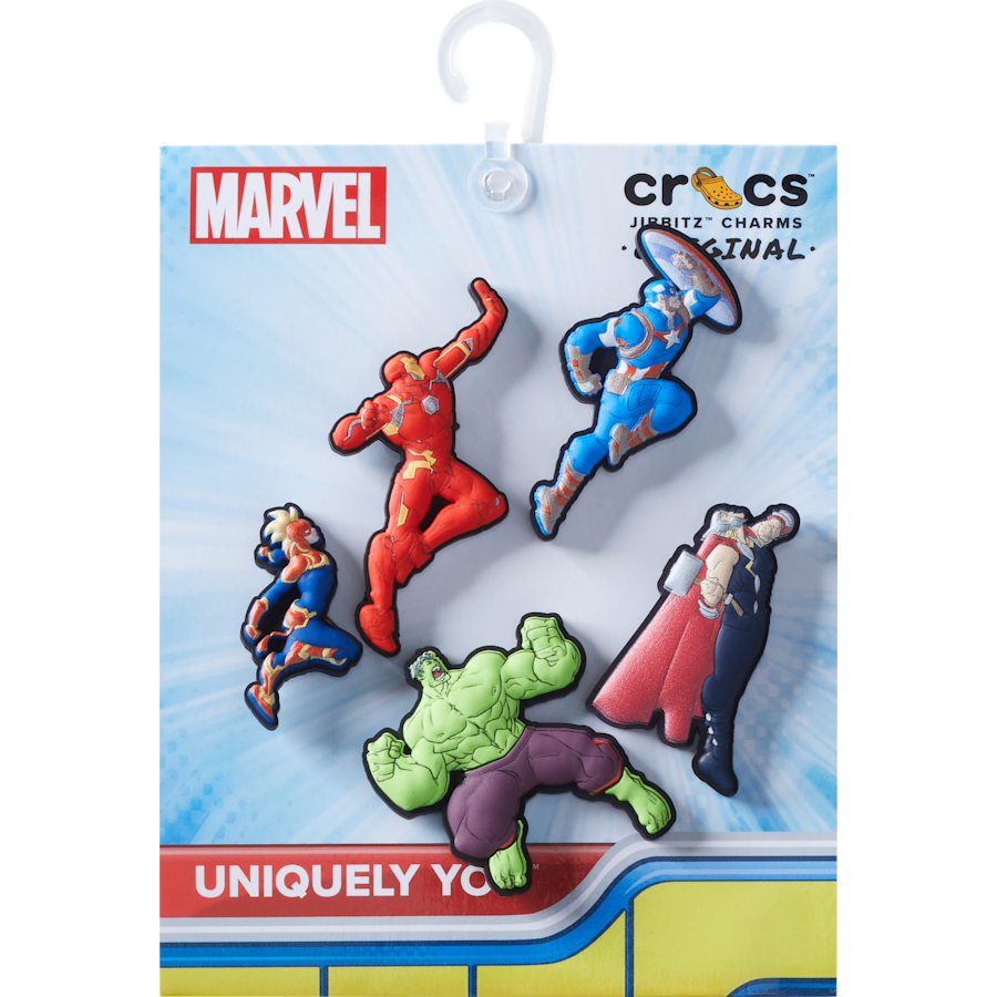 Avengers Heroes 5PCk Jibbitz™ charms for Women|Men|Kids|Jibbitz™ Charms