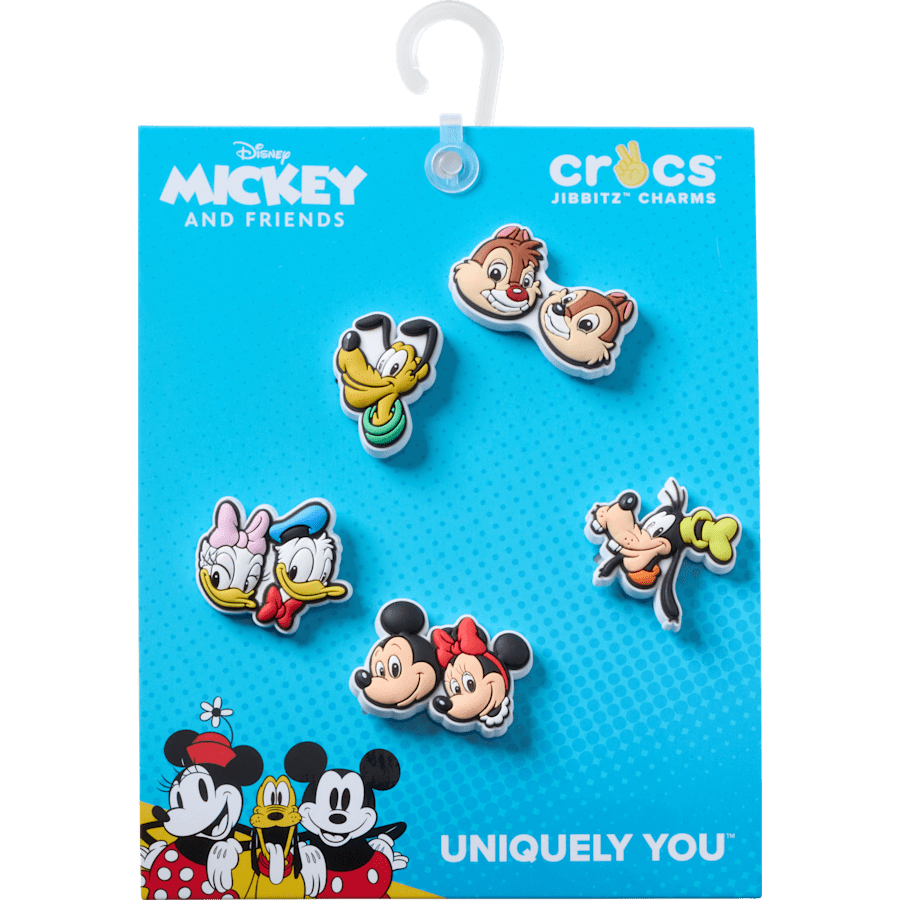 Mickey and Friends PVC 5 Pack Jibbitz™ charms for Women|Men|Kids|Jibbitz™ Charms