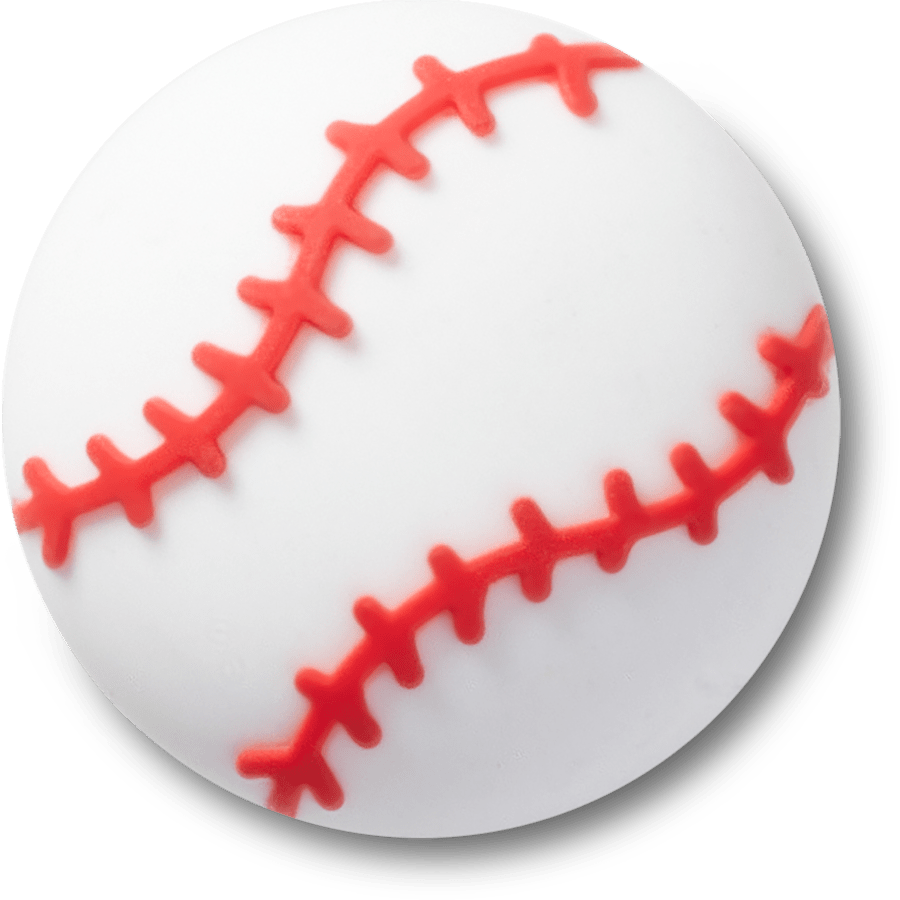 Textured Baseball Jibbitz™ charms for Women|Men|Jibbitz™ Charms