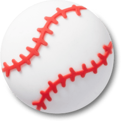 Textured Baseball Jibbitz™ charms for Women|Men|Jibbitz™ Charms