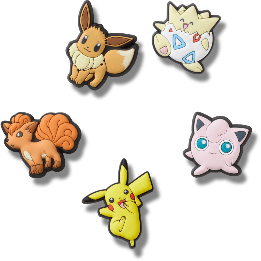 Pokemon Character 5 Pck Jibbitz™ charms for Women|Men|Jibbitz™ Charms