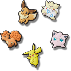 Pokemon Character 5 Pck Jibbitz™ charms for Women|Men|Jibbitz™ Charms