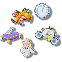 Cinderella 5 Pack Jibbitz™ charms for Women|Men|Kids|Jibbitz™ Charms