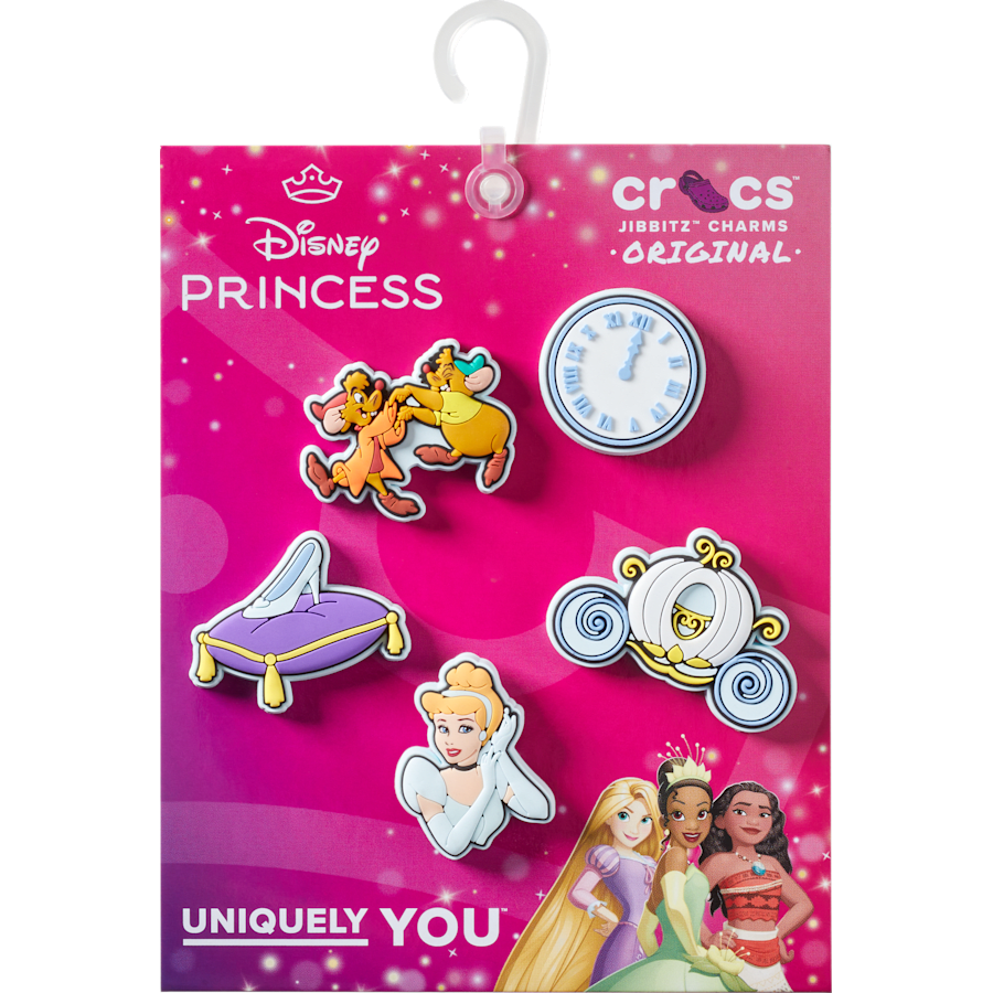 Cinderella 5 Pack Jibbitz™ charms for Women|Men|Kids|Jibbitz™ Charms