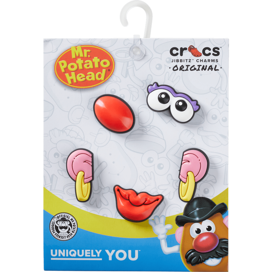 Mrs Potato Head 5 Pck Jibbitz™ charms for Women|Men|Jibbitz™ Charms