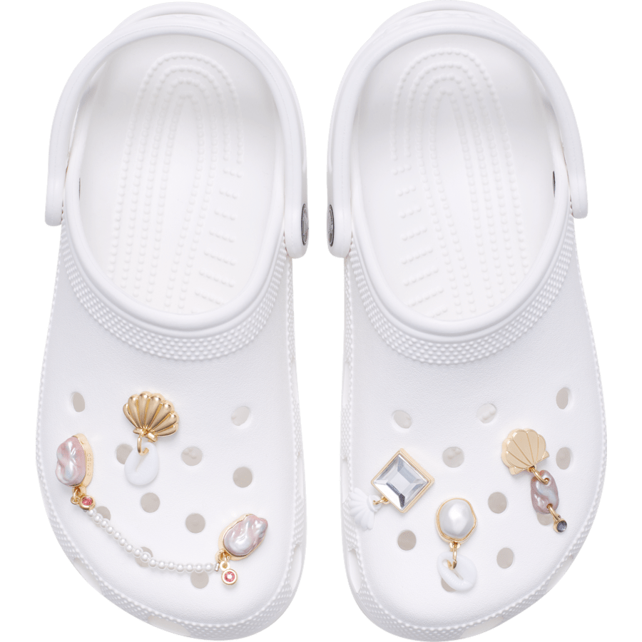 Elevated Pearl 5 Pack Jibbitz™ charms for Women|Men|Kids|Jibbitz™ Charms