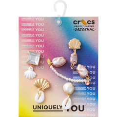 Elevated Pearl 5 Pack Jibbitz™ charms for Women|Men|Kids|Jibbitz™ Charms
