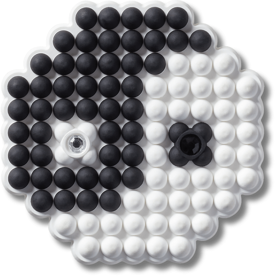 Beaded Ying and Yang Jibbitz™ charms for Women|Men|Jibbitz™ Charms