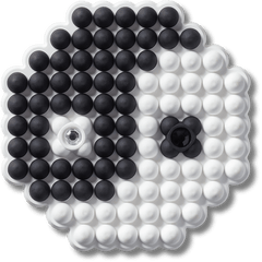 Beaded Ying and Yang Jibbitz™ charms for Women|Men|Jibbitz™ Charms