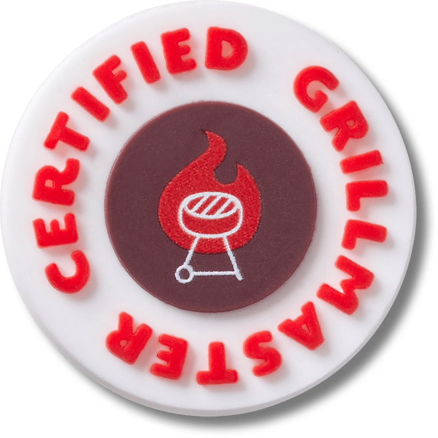 Certified Grill Master Badge Jibbitz™ charms for Women|Men|Jibbitz™ Charms
