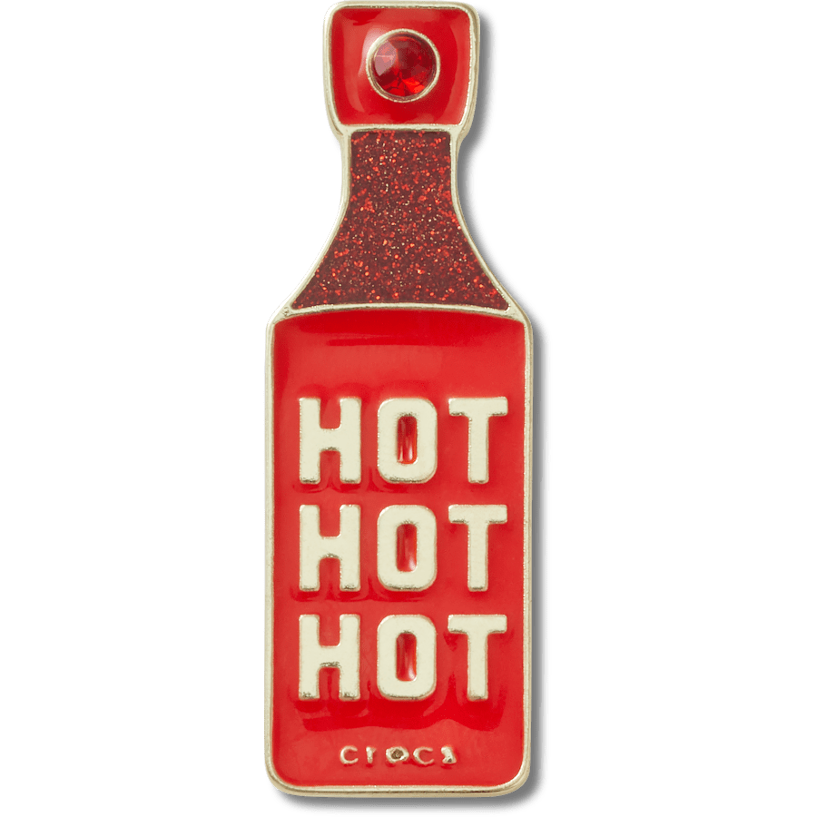 Gold Hot Hot Hot Sauce Jibbitz™ charms for Women|Men|Jibbitz™ Charms