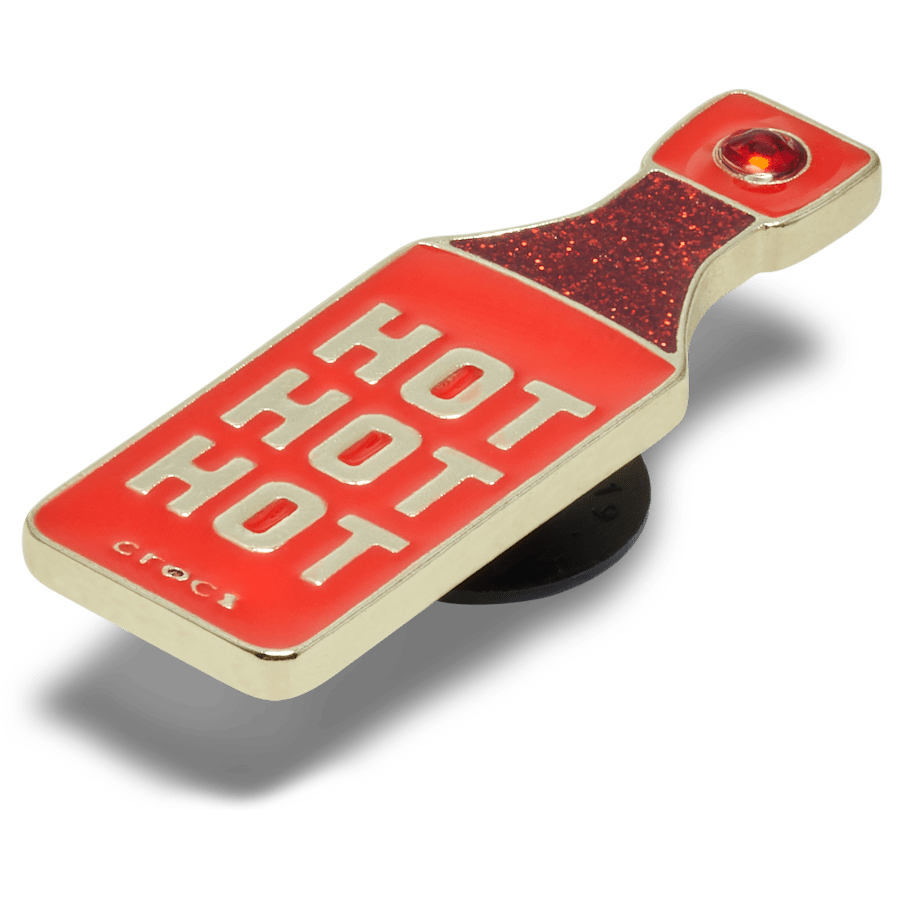 Gold Hot Hot Hot Sauce Jibbitz™ charms for Women|Men|Jibbitz™ Charms