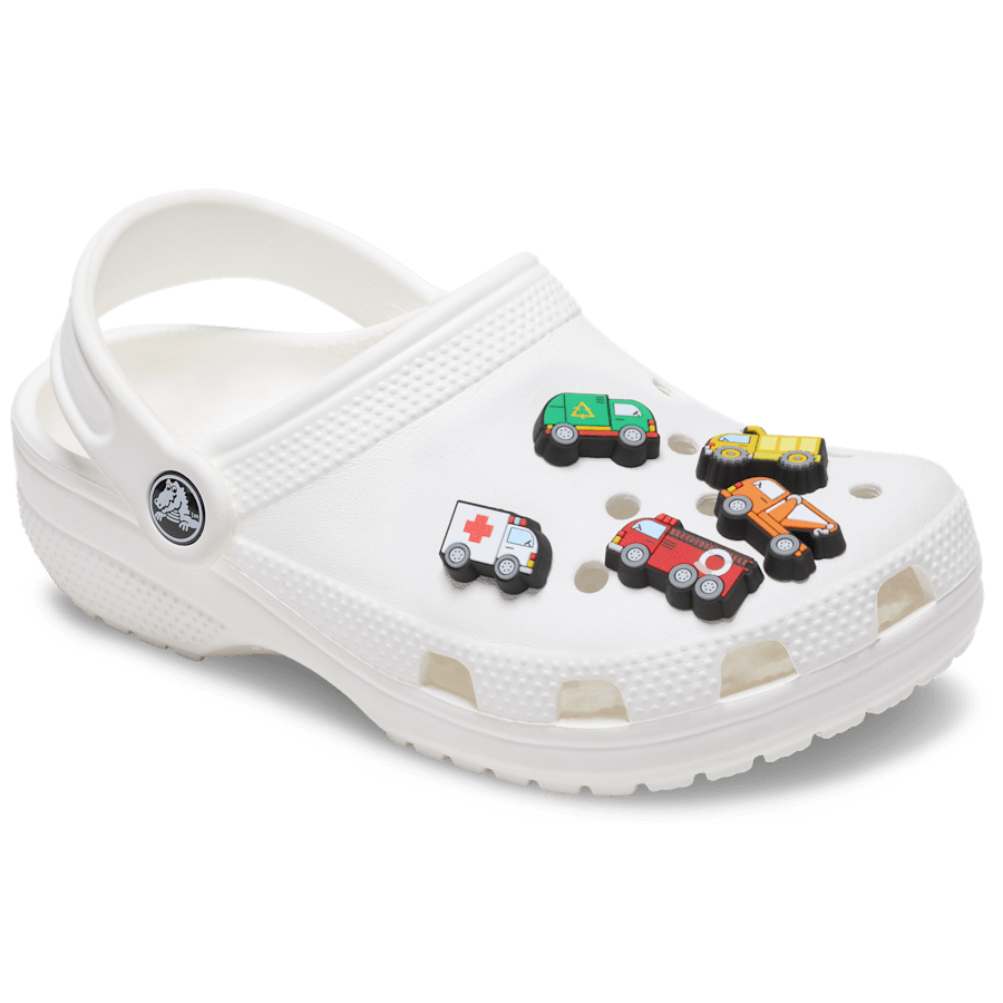 Tiny Work Trucks 5 Pack Jibbitz™ charms for Women|Men|Jibbitz™ Charms