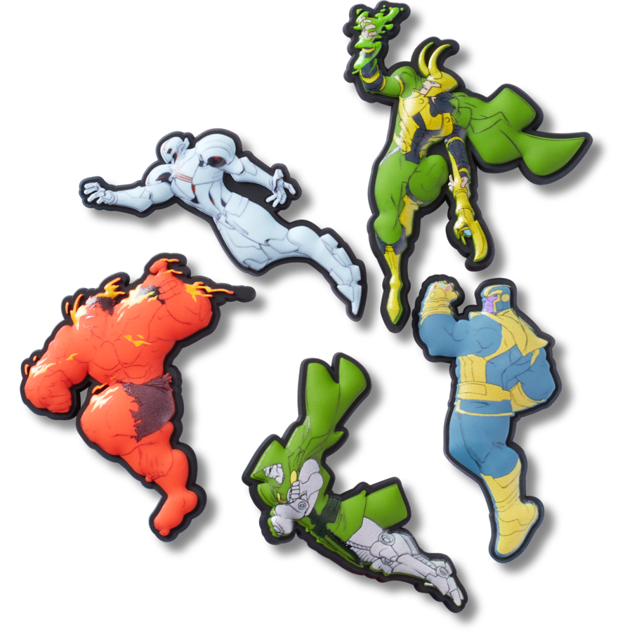 Avengers Villains 5Pck Jibbitz™ charms for Women|Men|Kids|Jibbitz™ Charms