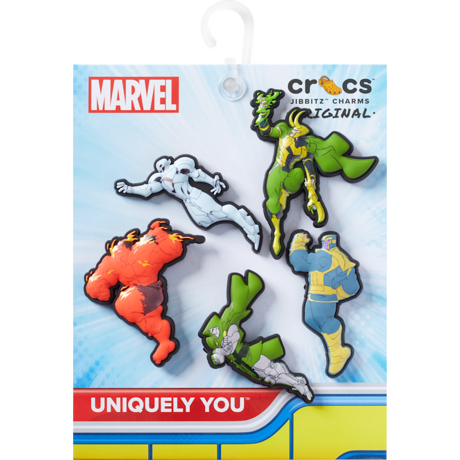 Avengers Villains 5Pck Jibbitz™ charms for Women|Men|Kids|Jibbitz™ Charms