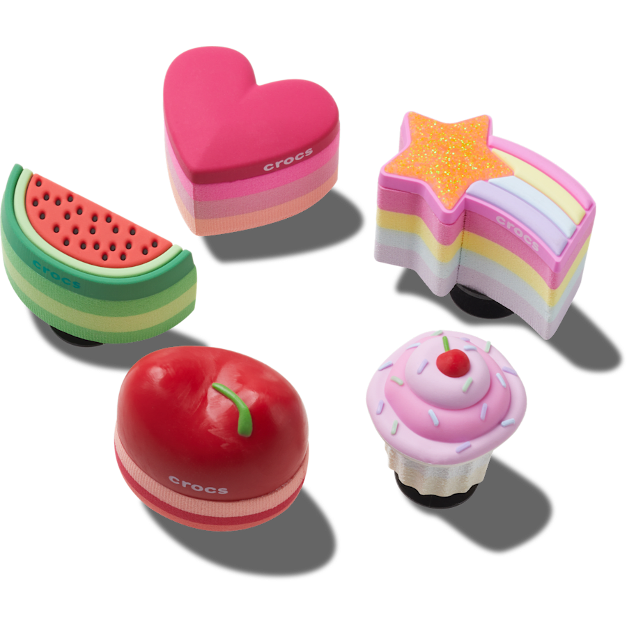 Stacked Sweets 5 Pack Jibbitz™ charms for Women|Men|Jibbitz™ Charms