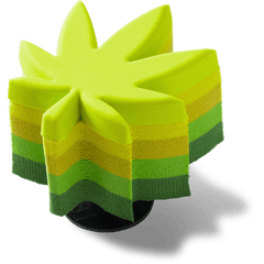 Stacked Hemp Leaf Jibbitz™ charms for Women|Men|Jibbitz™ Charms