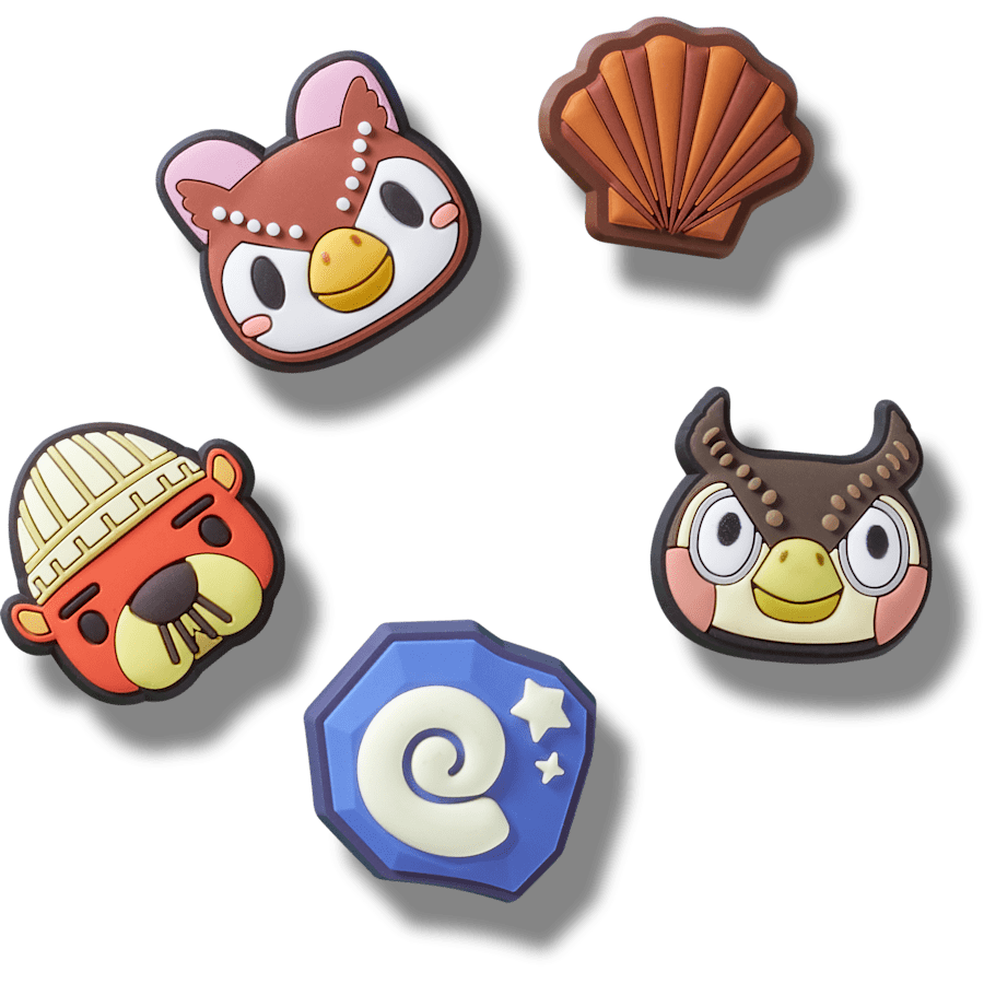 Animal Crossing Collector 5 Pack Jibbitz™ charms for Women|Men|Kids|Jibbitz™ Charms