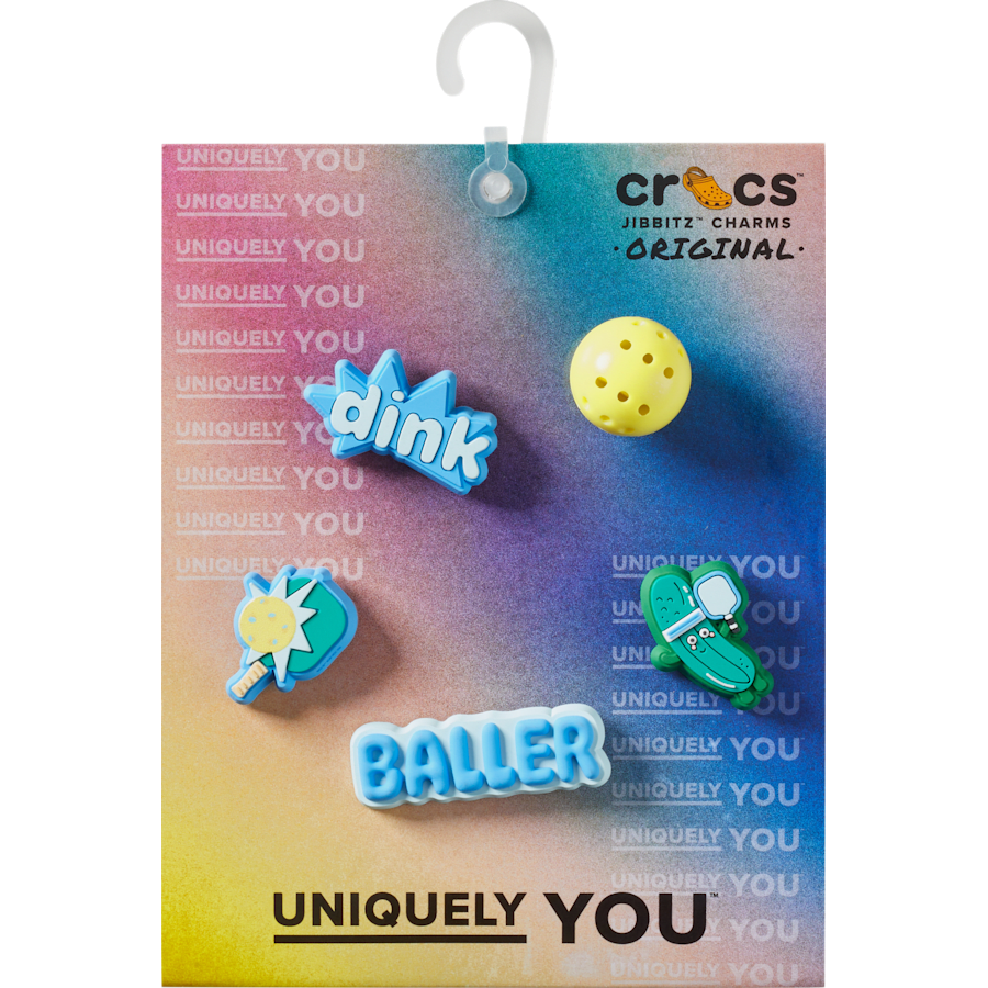 Pickle Ball 5 Pack Jibbitz™ charms for Women|Men|Jibbitz™ Charms
