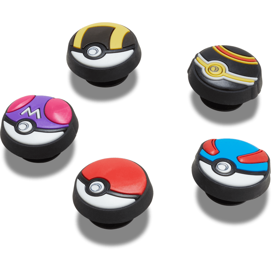 Poke Ball 5 Pack Jibbitz™ charms for Women|Men|Kids|Jibbitz™ Charms