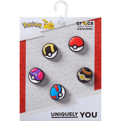 Poke Ball 5 Pack Jibbitz™ charms for Women|Men|Kids|Jibbitz™ Charms