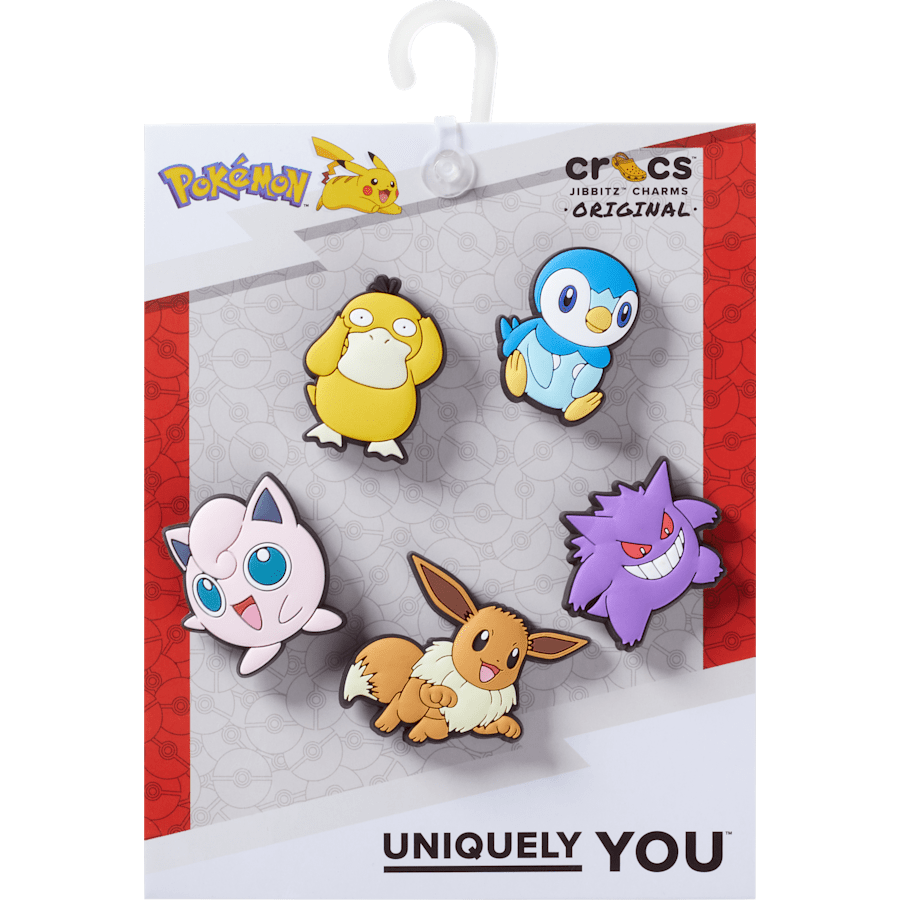 Pokemon Assrtd 5 Pck Jibbitz™ charms for Women|Men|Jibbitz™ Charms