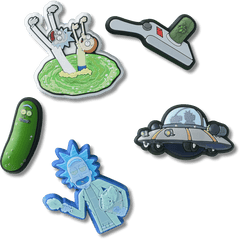 Rick and Morty 5 Pack Jibbitz™ charms for Women|Men|Jibbitz™ Charms
