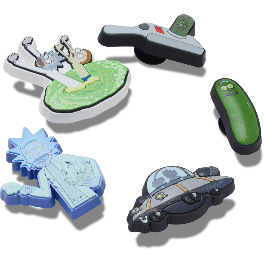 Rick and Morty 5 Pack Jibbitz™ charms for Women|Men|Jibbitz™ Charms