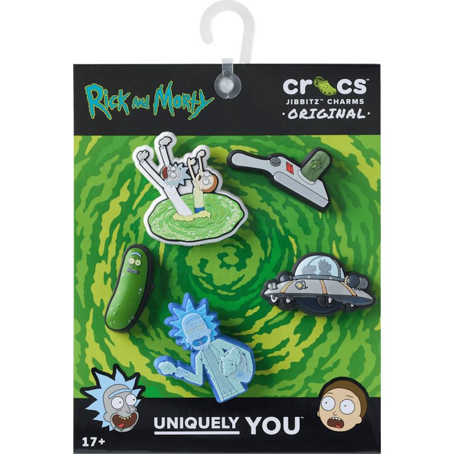 Rick and Morty 5 Pack Jibbitz™ charms for Women|Men|Jibbitz™ Charms