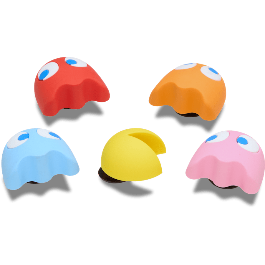 Pacman II 5 Pack Jibbitz™ charms for Women|Men|Kids|Jibbitz™ Charms