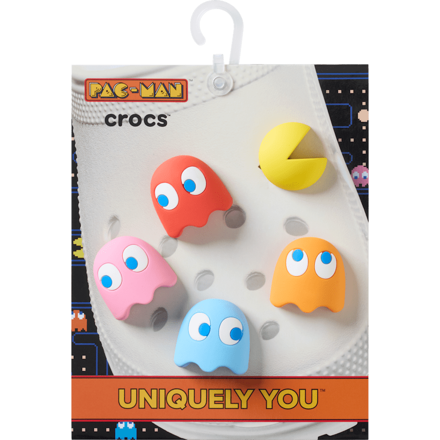 Pacman II 5 Pack Jibbitz™ charms for Women|Men|Kids|Jibbitz™ Charms