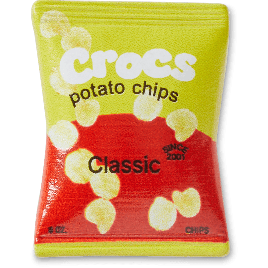 Yellow Red Chip Bag Jibbitz™ charms for Women|Men|Jibbitz™ Charms