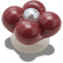 Expressive Floral Maroon Jibbitz™ charms for Women|Men|Jibbitz™ Charms