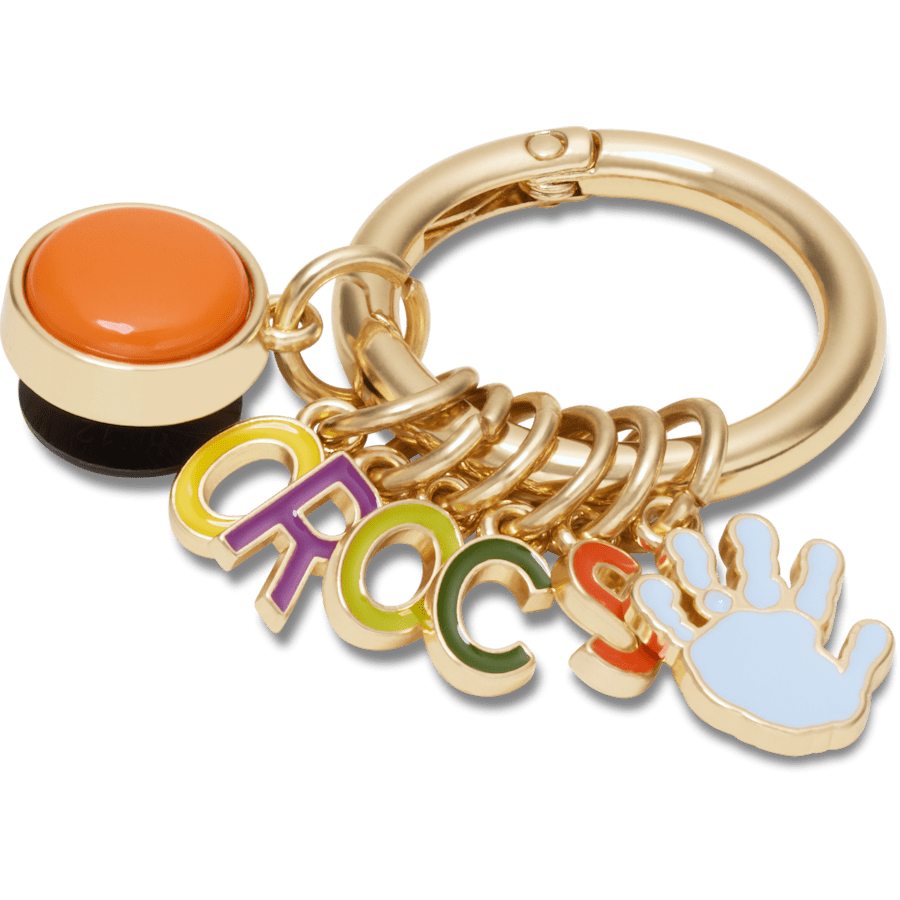 Crafted Crocs Ring Keychain Jibbitz™ charms for Women|Men|Jibbitz™ Charms