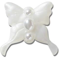 Meta Jelly White Butterfly Jibbitz™ charms for Women|Men|Jibbitz™ Charms